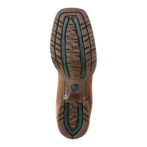 Ariat Hybrid Rancher Brown Leather Wide Square Toe Cowboy Boots Women’s 7B NEW - Picture 5 of 14